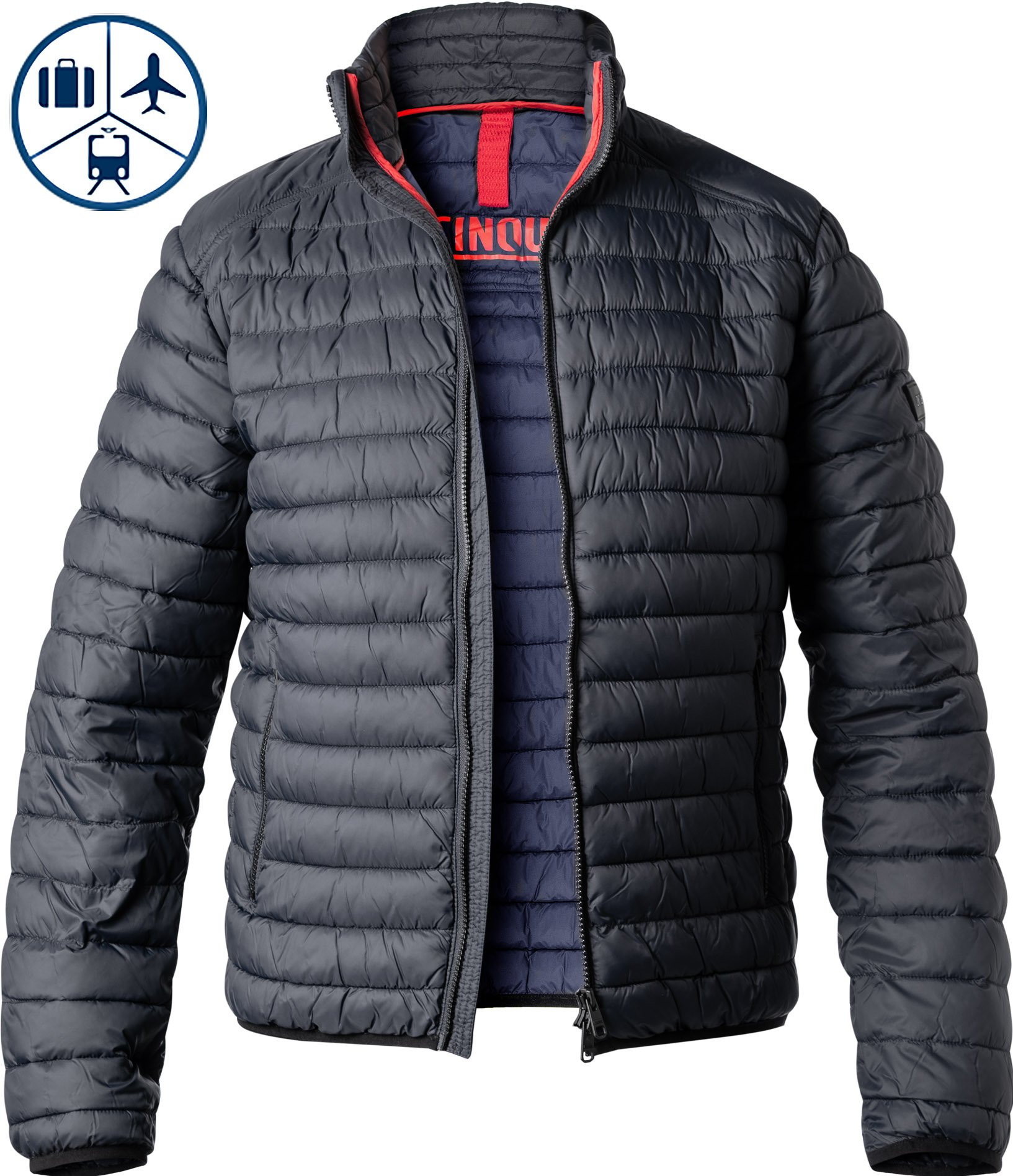 CINQUE Herren Steppjacke grau unifarben