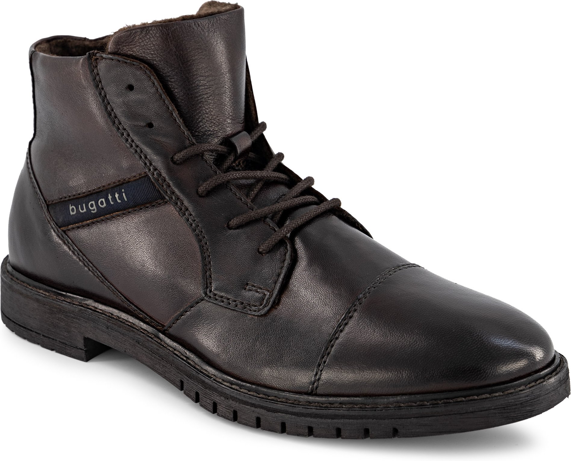 Thumbnail - bugatti Herren Stiefeletten braun Glattleder