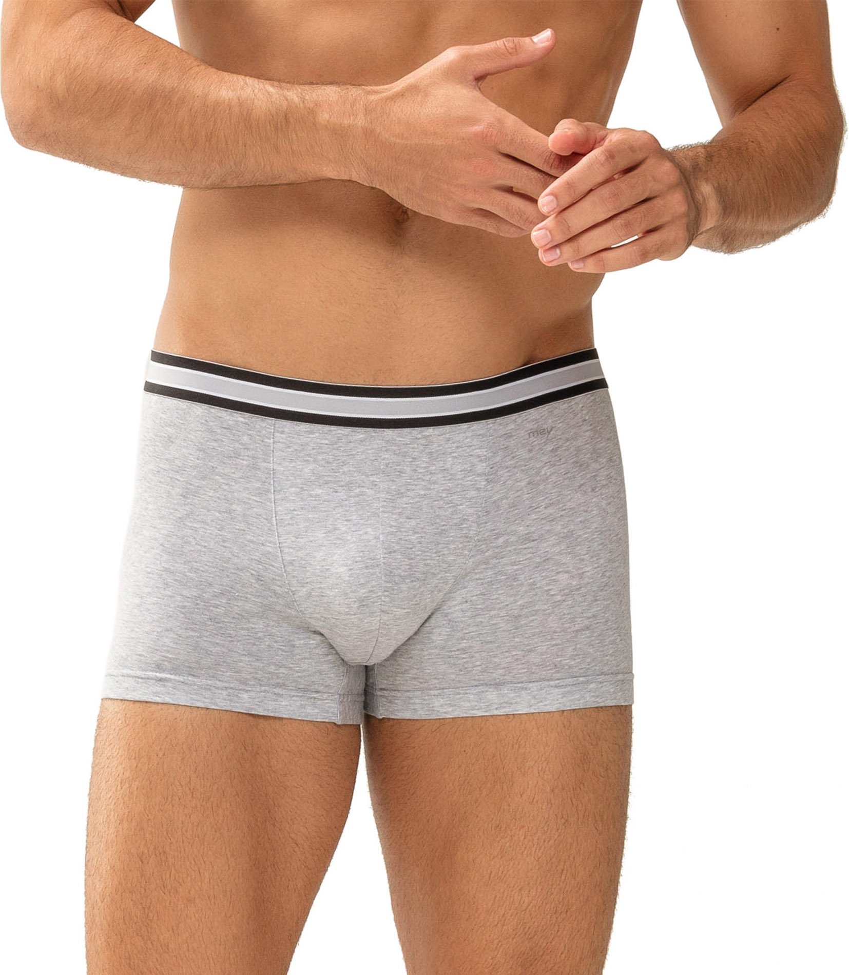 Mey Herren Unterwäsche grau Baumwolle & Mix unifarben