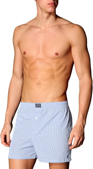 Thumbnail - Polo Ralph Lauren Herren Boxershorts blau Reine Baumwolle Gemustert