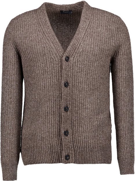 Thumbnail - MAERZ Muenchen Herren Cardigan braun unifarben