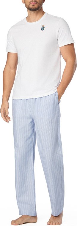 Polo Ralph Lauren Herren Schlafanzüge blau Twill Gestreift