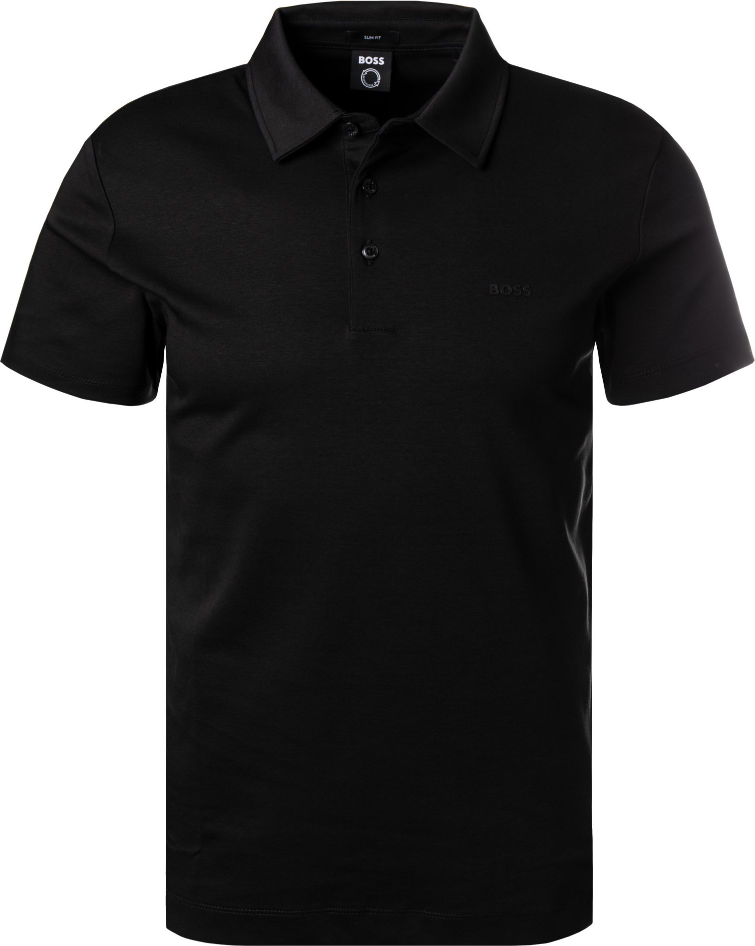 Thumbnail - BOSS Black Herren Polo-Shirt schwarz Slim Fit