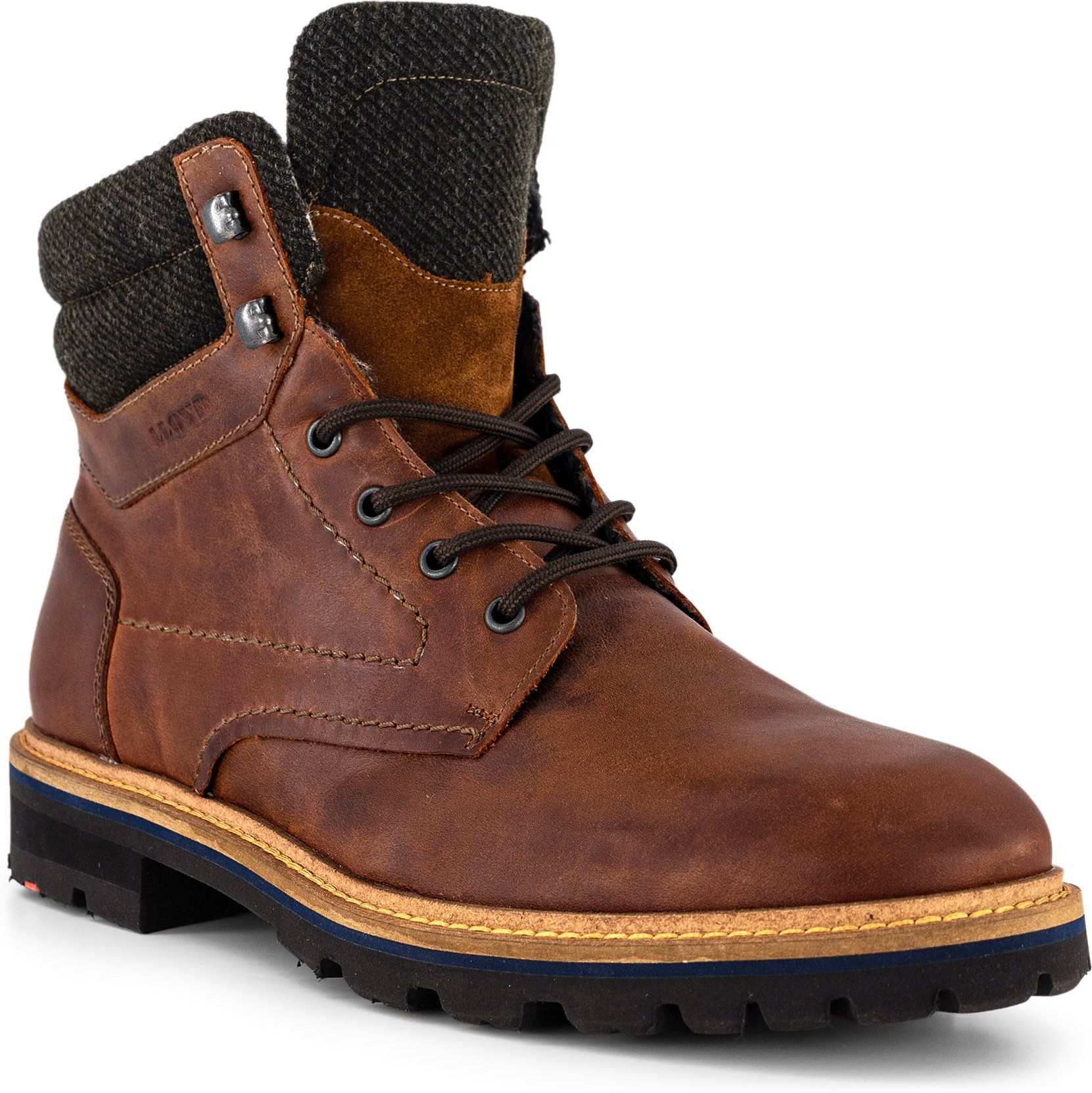 Thumbnail - LLOYD Herren Schnürboots braun, cognac Glattleder