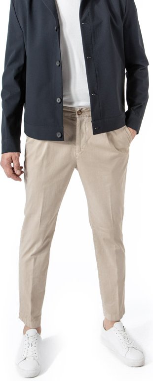 JOOP! Herren Bundfaltenhose beige