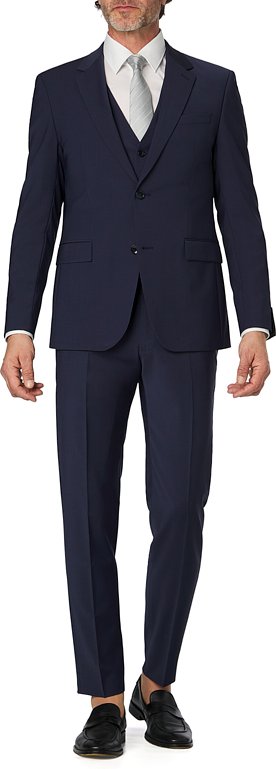 Thumbnail - Strellson Herren Anzug blau Slim Fit