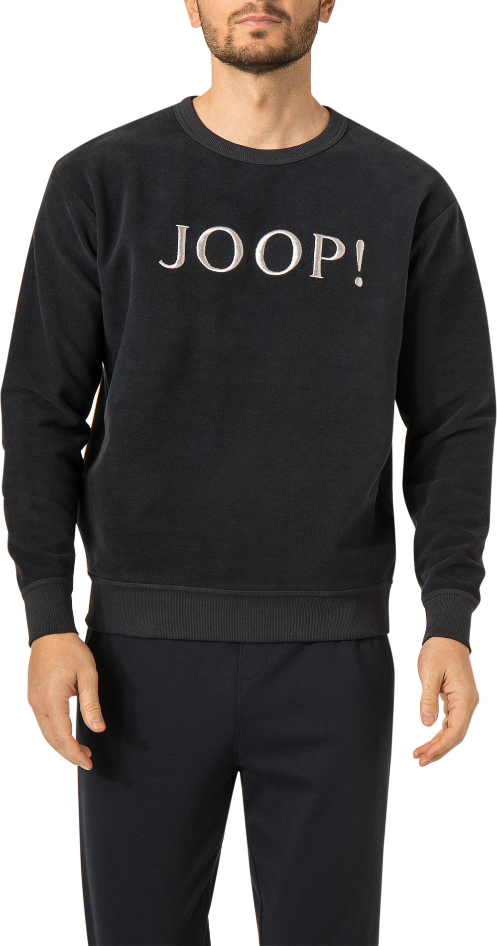 JOOP! Herren Sweatshirt blau Baumwolle & Mix unifarben