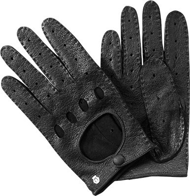 Roeckl Herren Handschuhe schwarz Peccaryleder