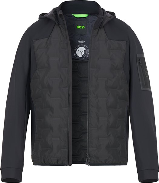 BOSS Green Herren Jacke schwarz unifarben