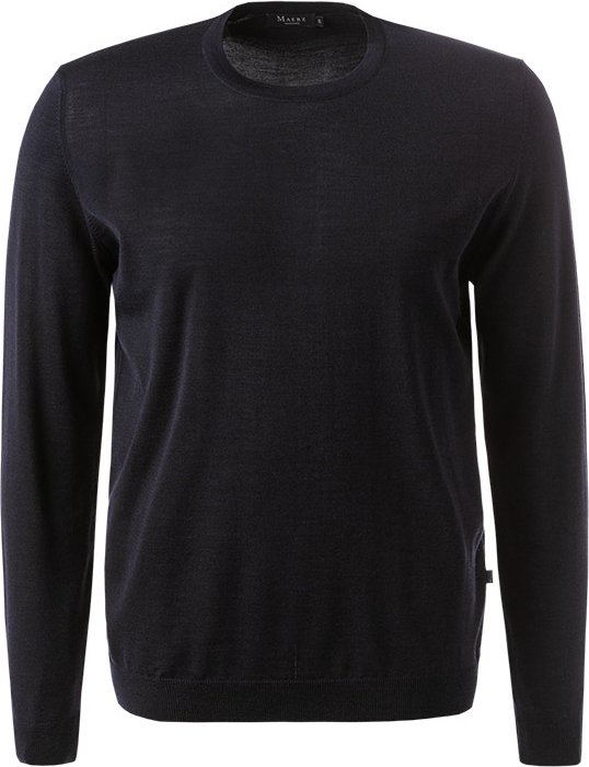 MAERZ Muenchen Herren Pullover blau unifarben