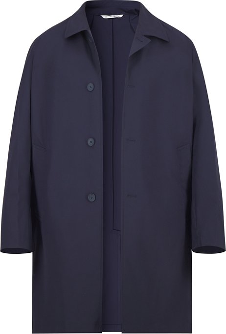 BALDESSARINI Herren Mantel blau unifarben