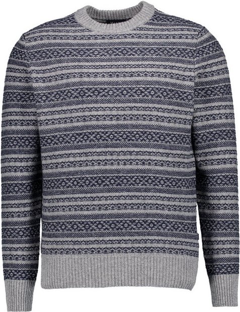 Thumbnail - MAERZ Muenchen Herren Pullover grau Gemustert