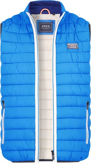 N.Z.A. Herren Steppweste blau unifarben