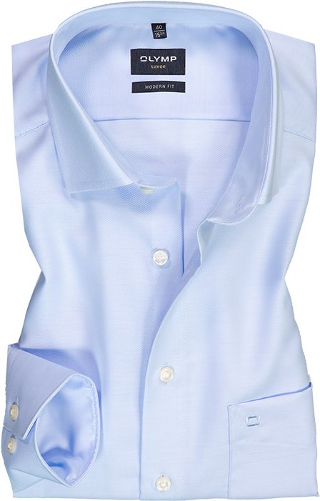 OLYMP Herren Hemd blau