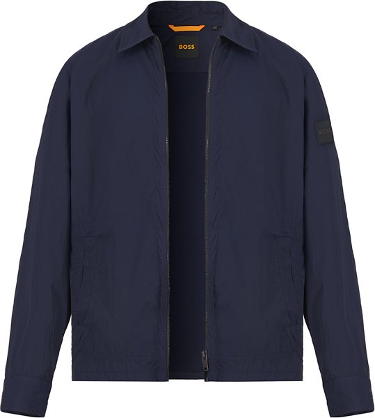 BOSS Orange Herren Jacke blau unifarben