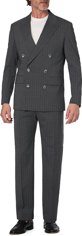Thumbnail - Strellson Herren Anzug grau Slim Fit