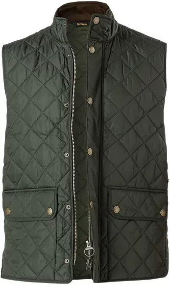 Barbour Herren Steppweste grün