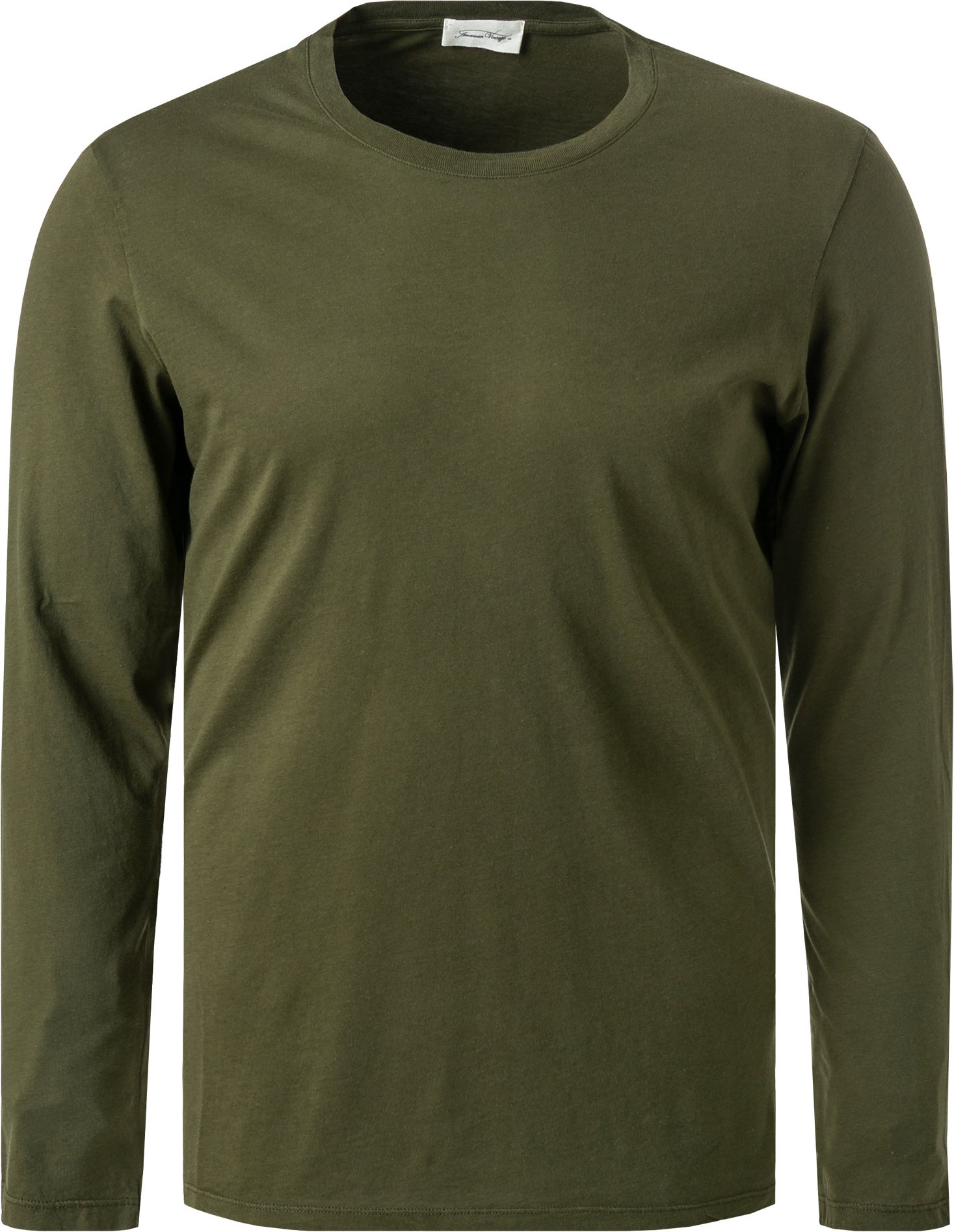 American Vintage Herren Longsleeve grün