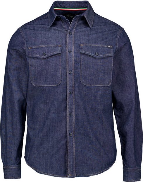 Replay Herren Hemden blau