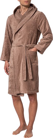 LASA Herren Bademäntel/-tücher braun unifarben