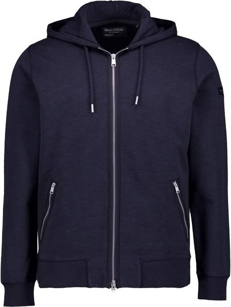 Marc O'Polo Herren Sweatjacke blau unifarben