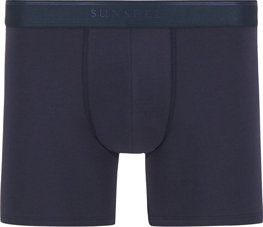 SUNSPEL Herren Trunks blau Baumwolle & Mix unifarben