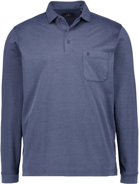 RAGMAN Herren Polo-Shirt blau