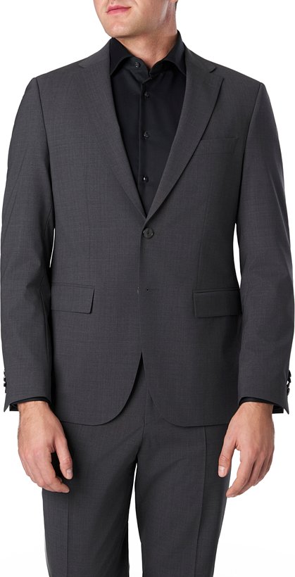 BOSS Black Herren Sakko grau Slim Fit