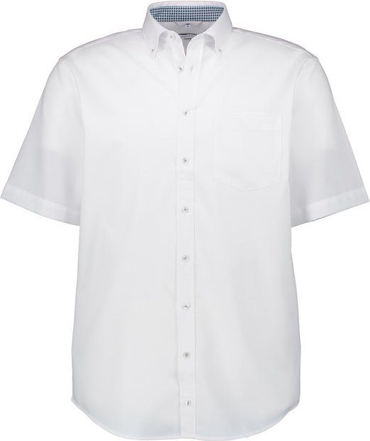 Seidensticker Herren Kurzarmhemd weiß Comfort Fit