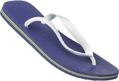 havaianas Herren Zehensandalen blau Gummi