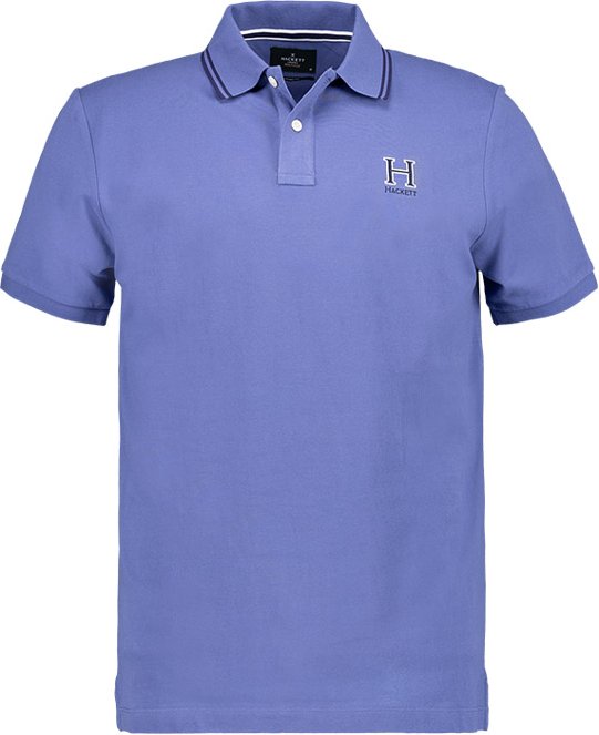 HACKETT Herren Polo-Shirt blau Classic Fit