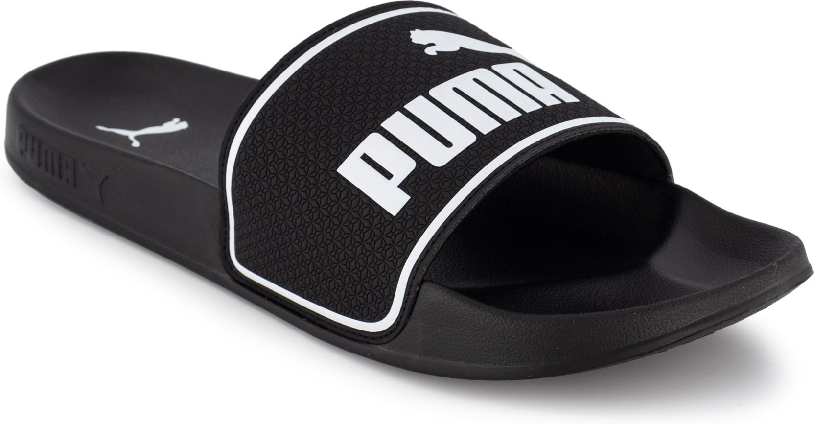 PUMA Herren Pantoletten schwarz Gummi