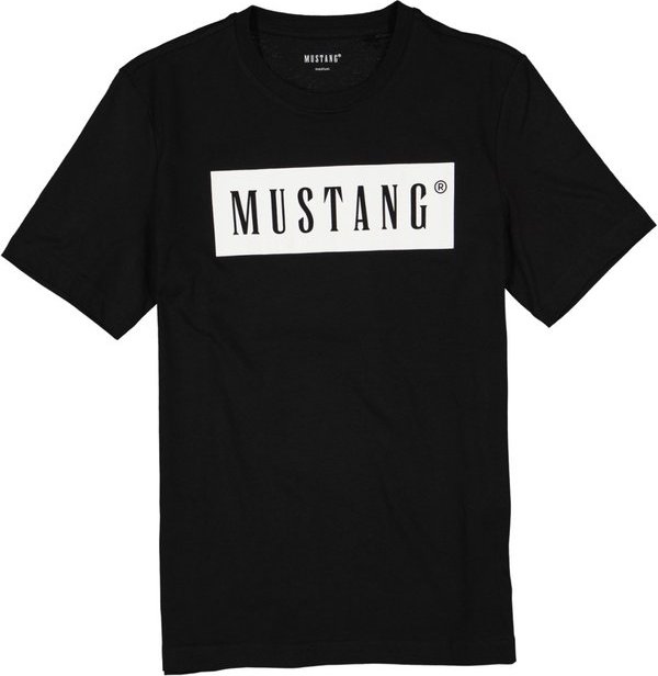 MUSTANG Herren T-Shirt schwarz