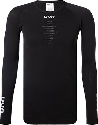 UYN Herren Longsleeve schwarz Mikrofaser/Funktion unifarben
