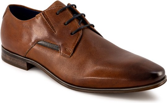 bugatti Herren Derby braun Glattleder