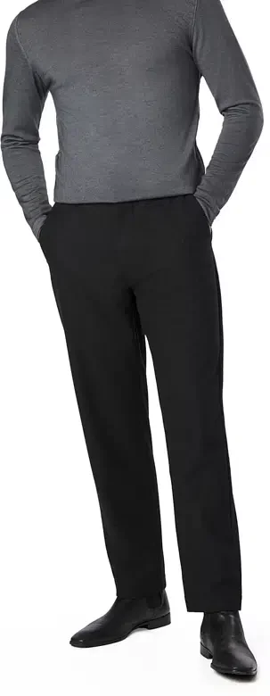 BOSS Orange Herren Chino schwarz meliert