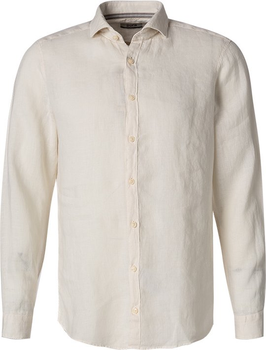 PURE Herren Hemd beige