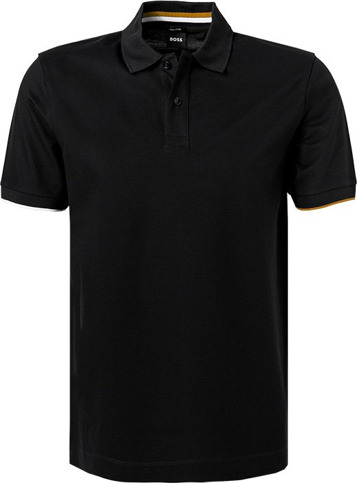 BOSS Black Herren Polo-Shirt schwarz
