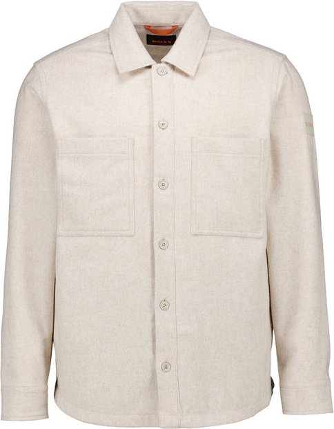 BOSS Orange Herren Hemden beige meliert