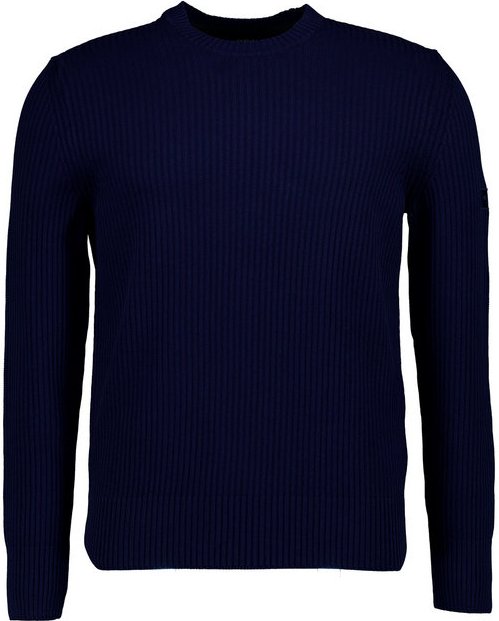Marc O'Polo Herren Pullover blau unifarben