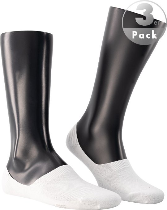 BOSS Black Herren Socken weiß