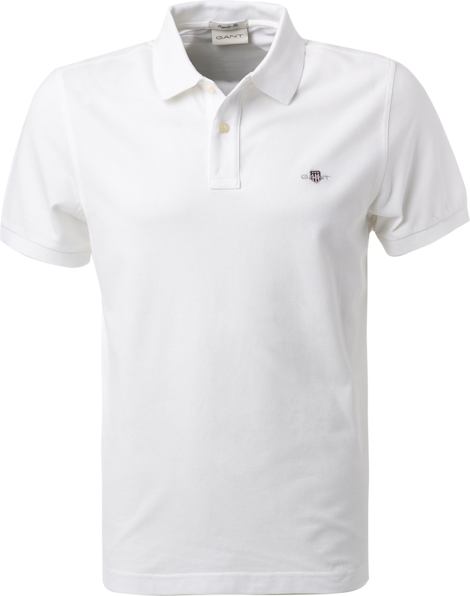 Thumbnail - Gant Herren Polo-Shirt weiß