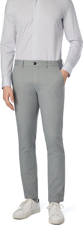 BOSS Orange Herren Chino grau Slim Fit