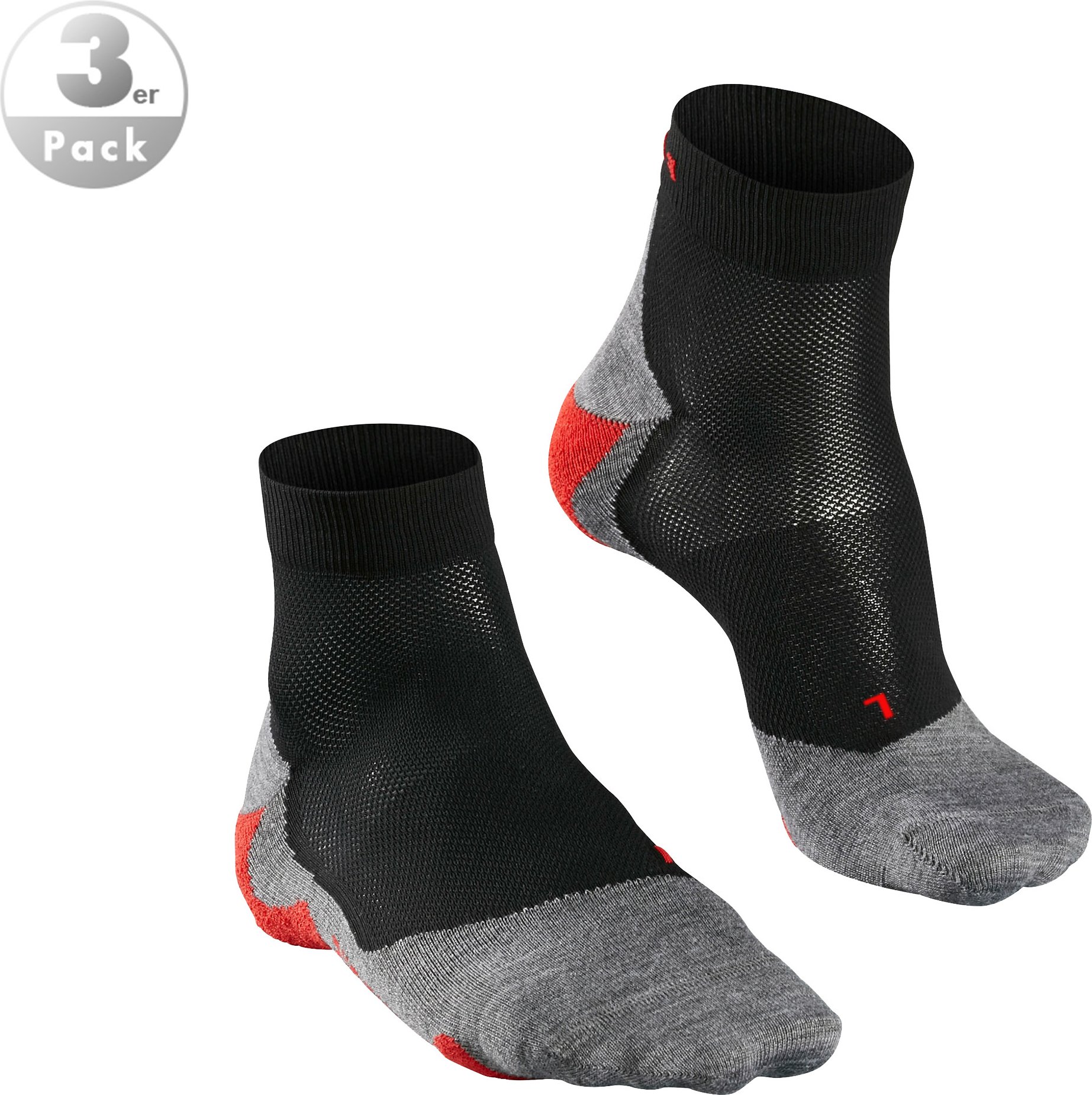 Thumbnail - Falke Herren Socken schwarz Mikrofaser/Funktion unifarben