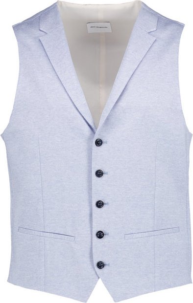 ROY ROBSON Herren Weste blau meliert