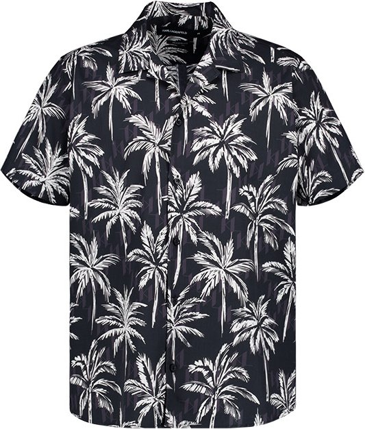 KARL LAGERFELD Herren Hemden schwarz
