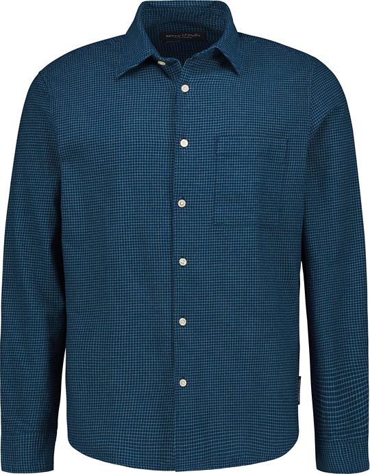 Marc O'Polo Herren Hemden blau kariert