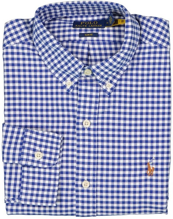 Thumbnail - Polo Ralph Lauren Herren Hemd blau kariert Slim Fit