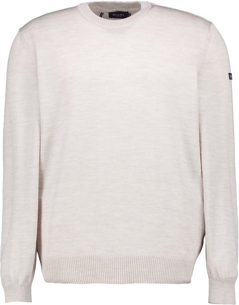 MAERZ Muenchen Herren Pullover weiß unifarben