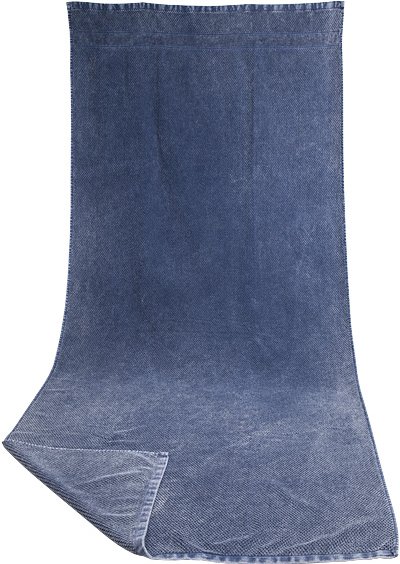 LASA Herren Bademäntel/-tücher blau Baumwolle & Mix unifarben